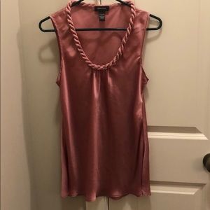 Satin look pink shell- perfect for work!